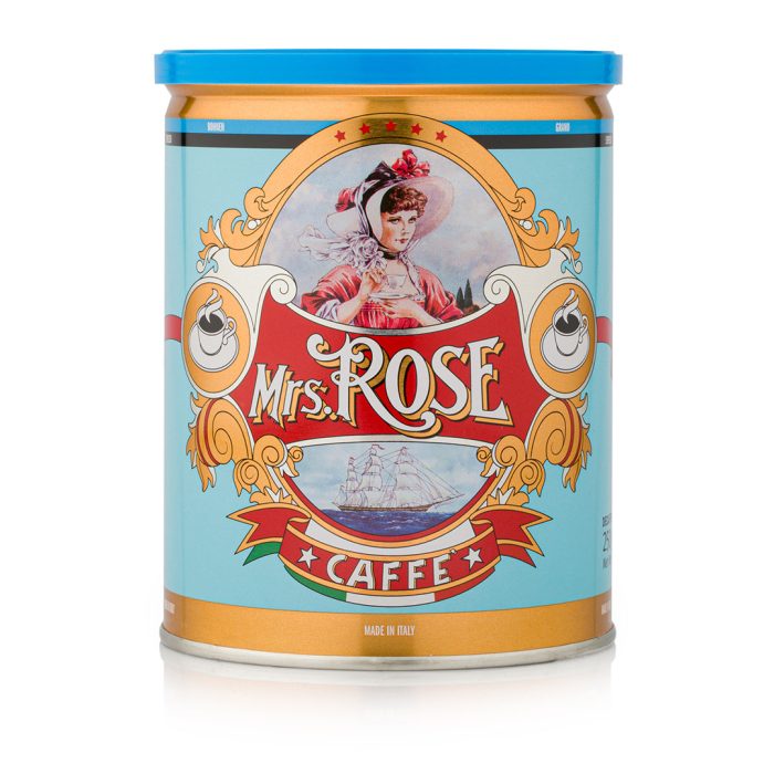 Mrs. Rose Decaffeinato in grani caffè macinato per la preparazione di caffè decaffeinato